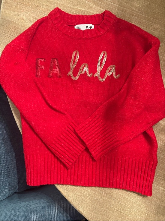 Cotton On Other - Cotton On Kids Red 'Fa La La' Sweater